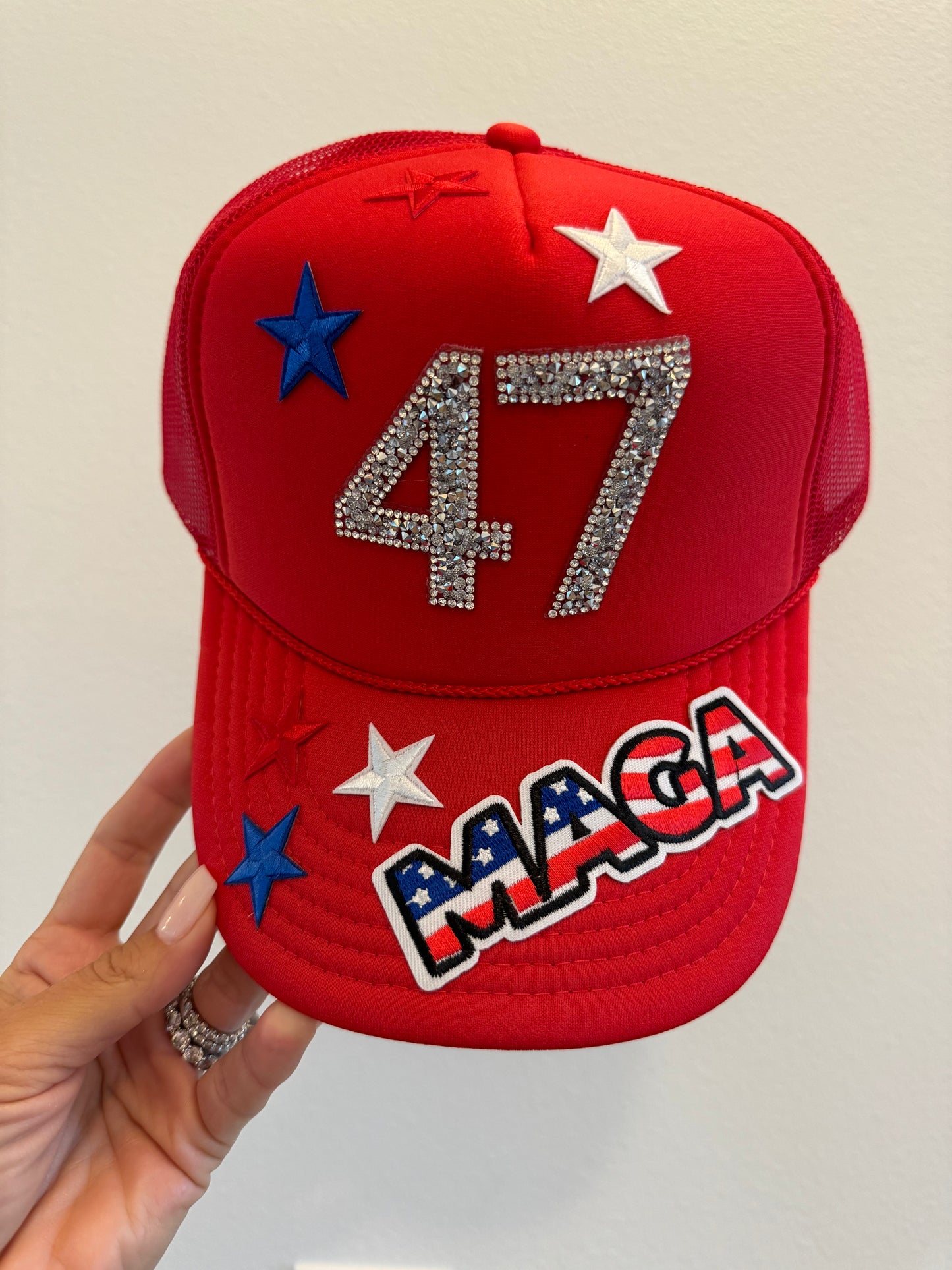 Red 47 “MAGA” Stars