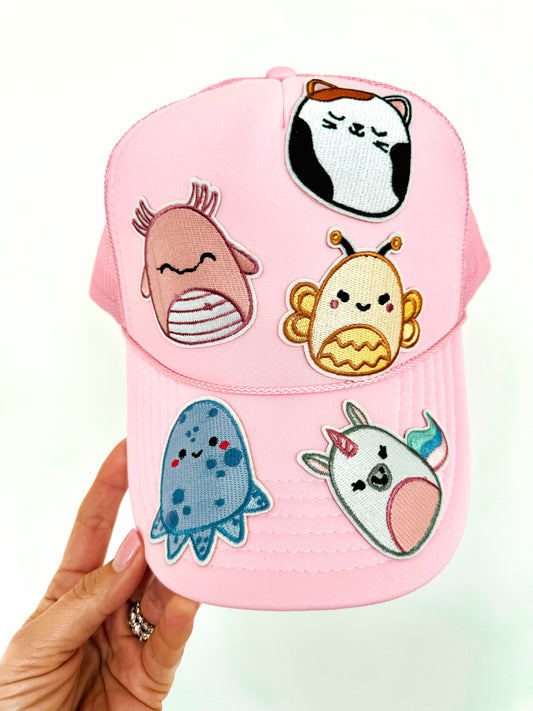 Squishmallow Light Pink Trucker
