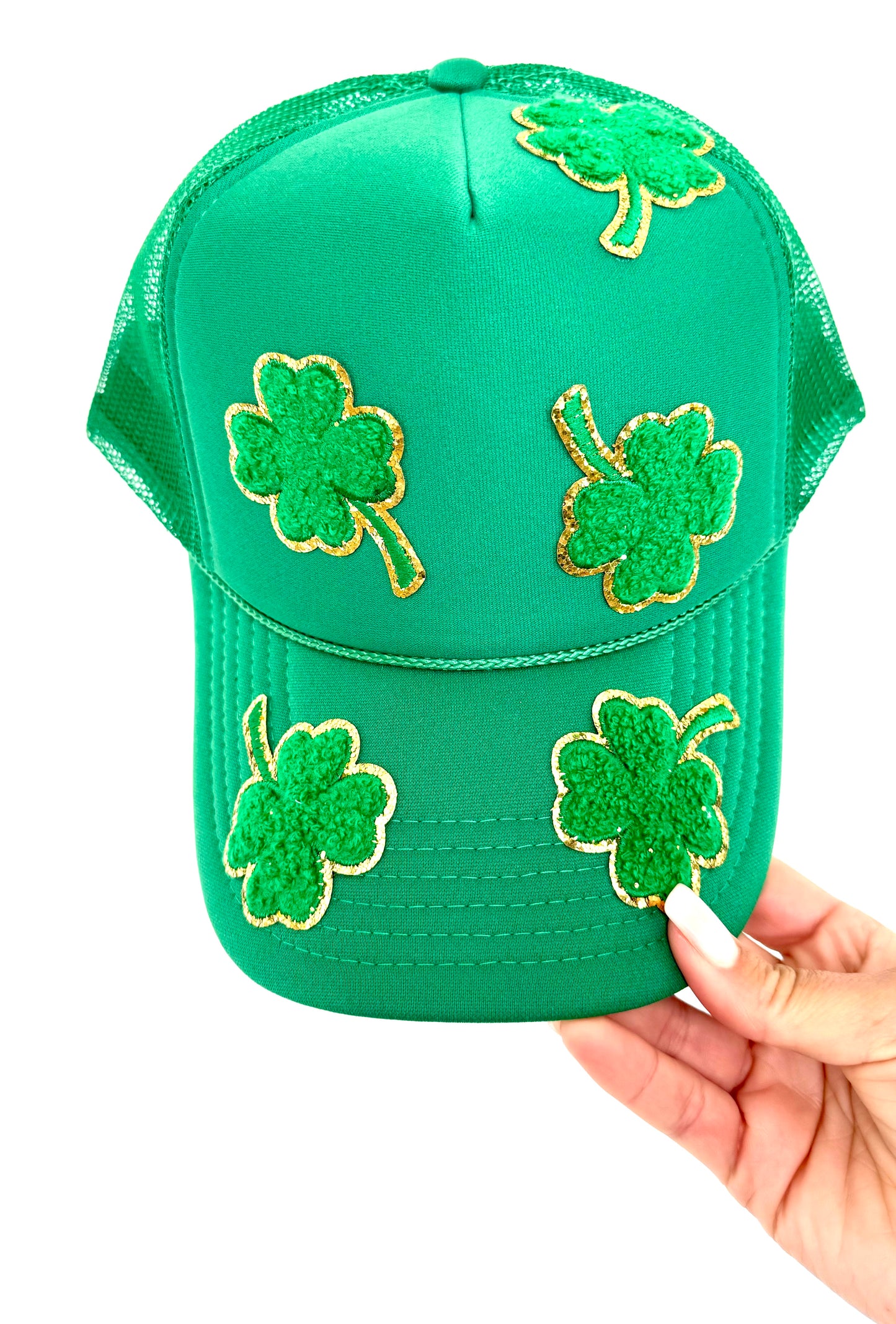 Green Shamrock Trucker