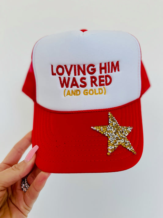 Loving Him Was Red (and Gold) Trucker